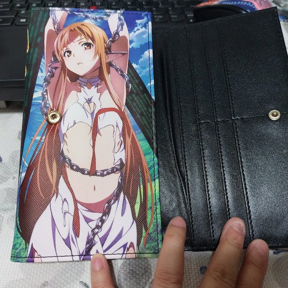 Rare Japanese Anime Full Size Wallet Coin Compartments and Credit Cards ID's - Picture 3 of 6